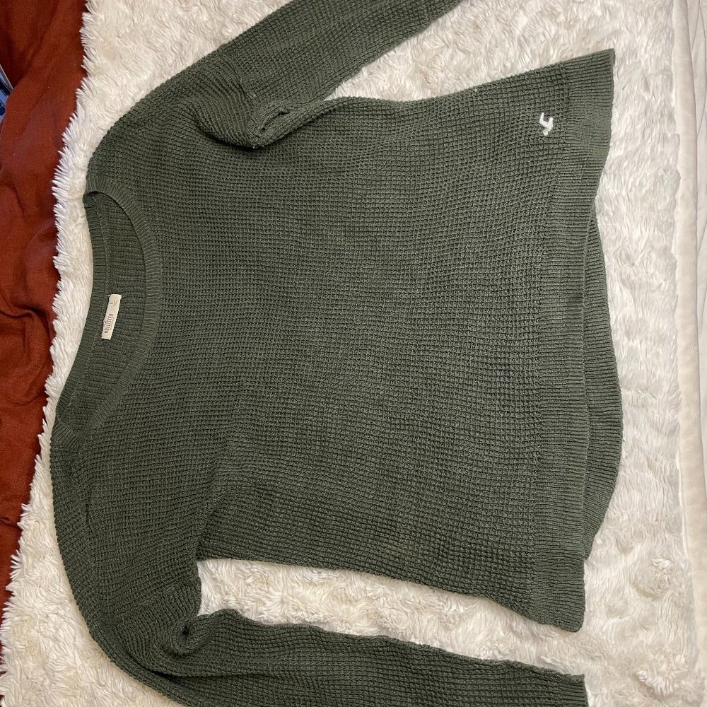 Hollister crochet sweater SIZE L